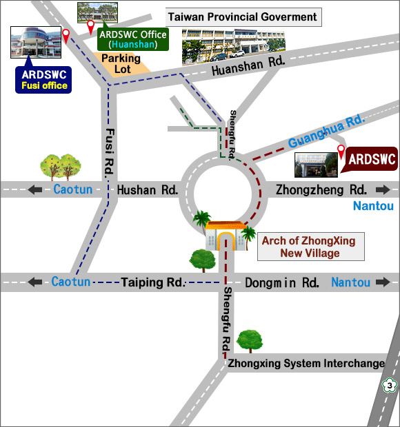 Location Map of ARDSWC