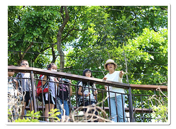 華南28號自然公園,成為學生觀察地形地質、森林生態動植物的戶外教室。